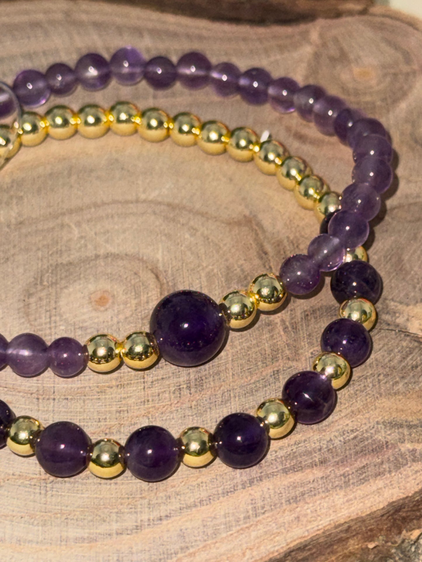 Amethyst Armband Set
