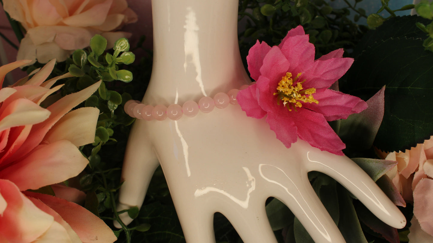 Rosenquarz Armband