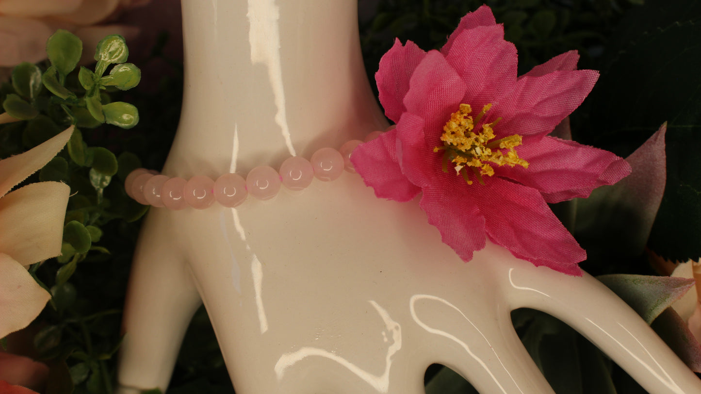 Rosenquarz Armband