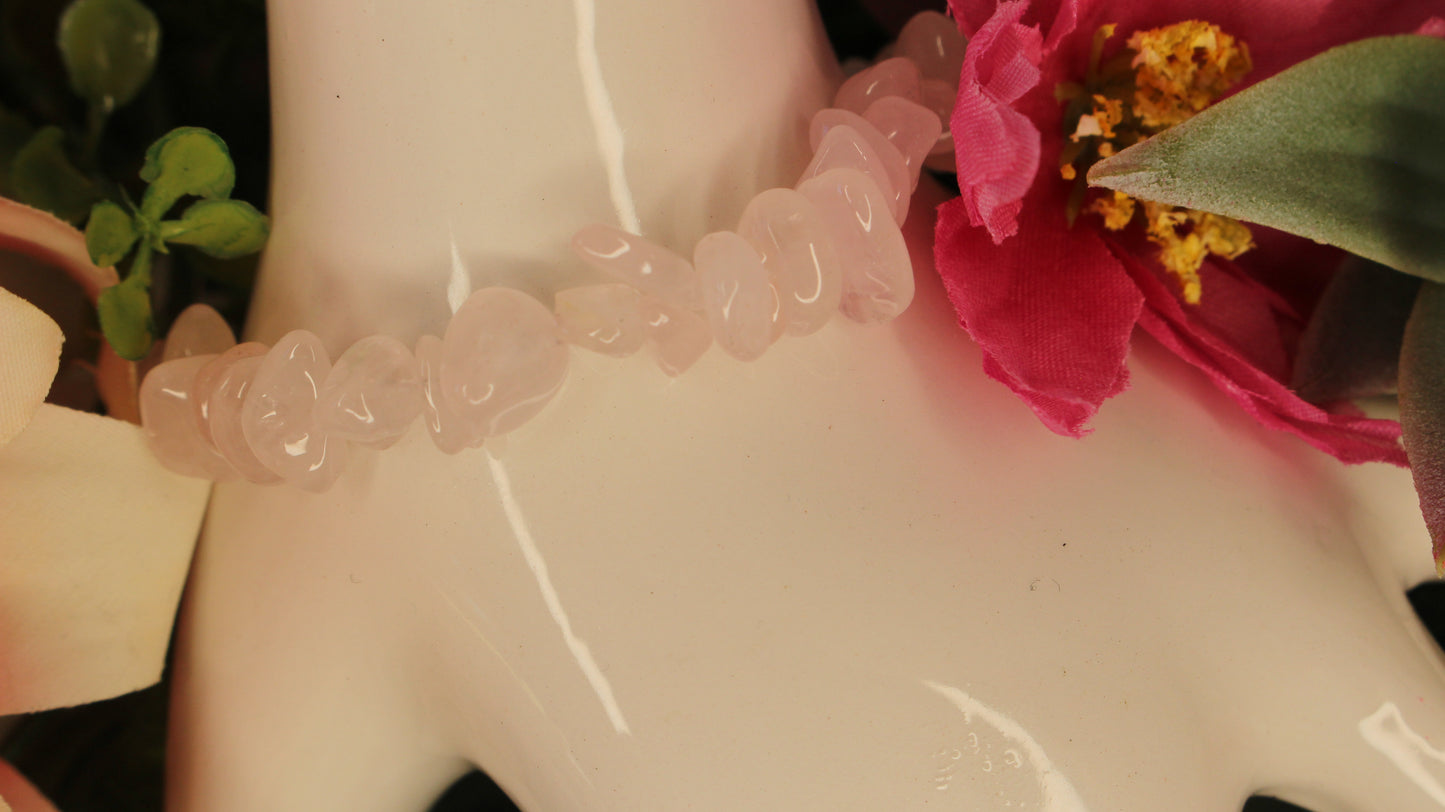 Rosenquarz Armband