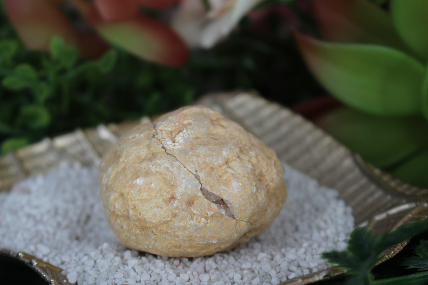 Mini Quarz Geode (geöffnet) Überraschung