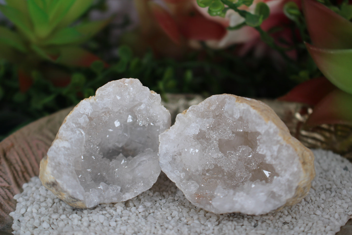 Quarz Geode (geöffnet)