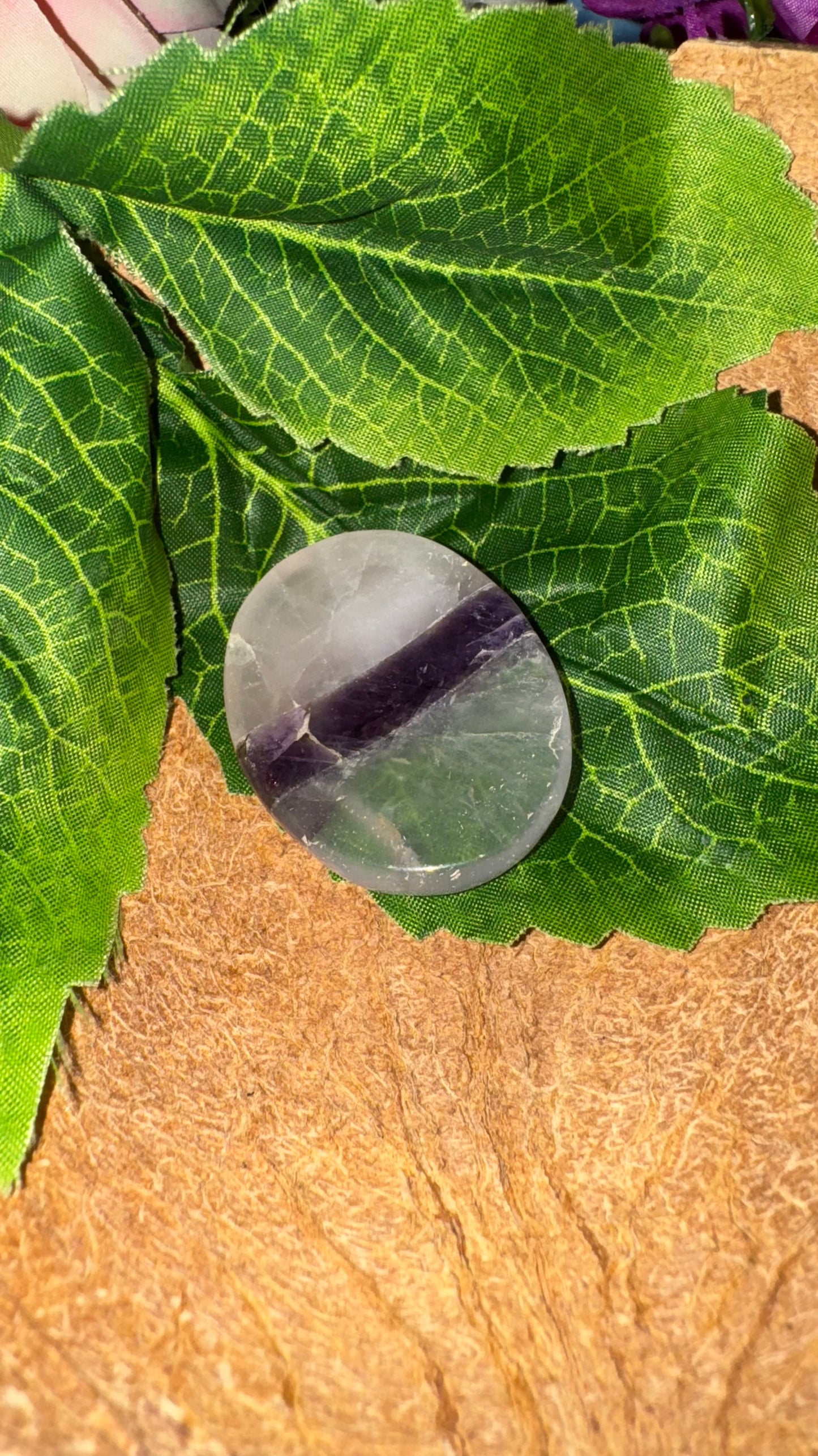 Sorgenstein Amethyst Bergkristall Rosenquarz (Goldenes Dreieck)