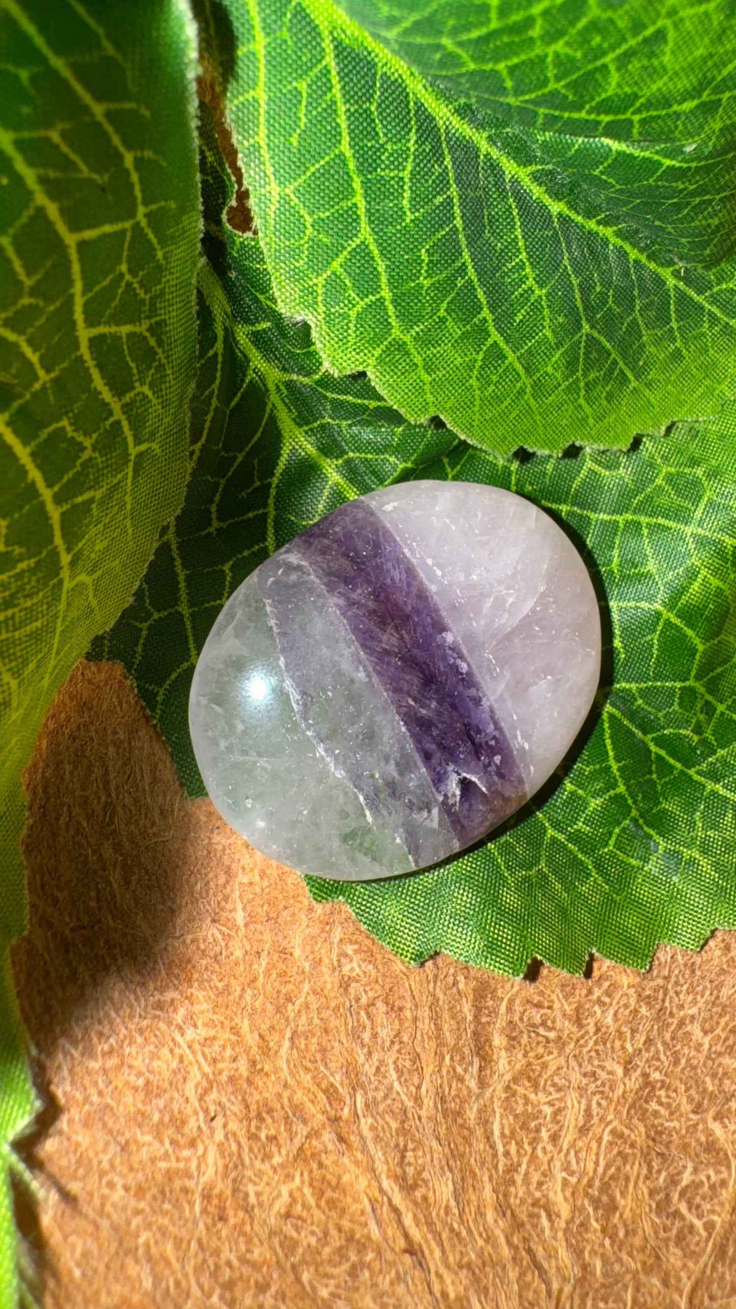 Sorgenstein Amethyst Bergkristall Rosenquarz (Goldenes Dreieck)