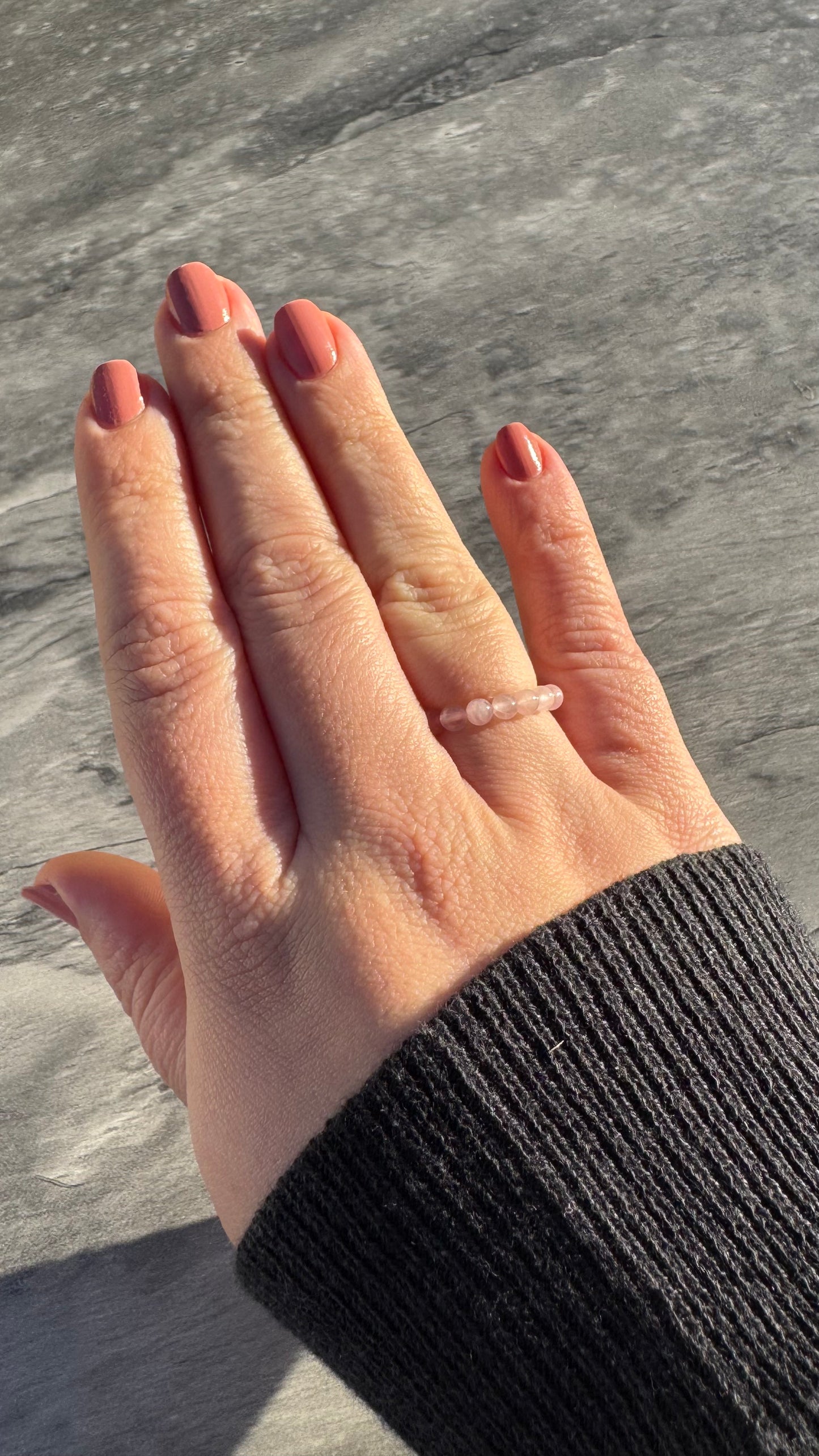 Rosenquarz Ring