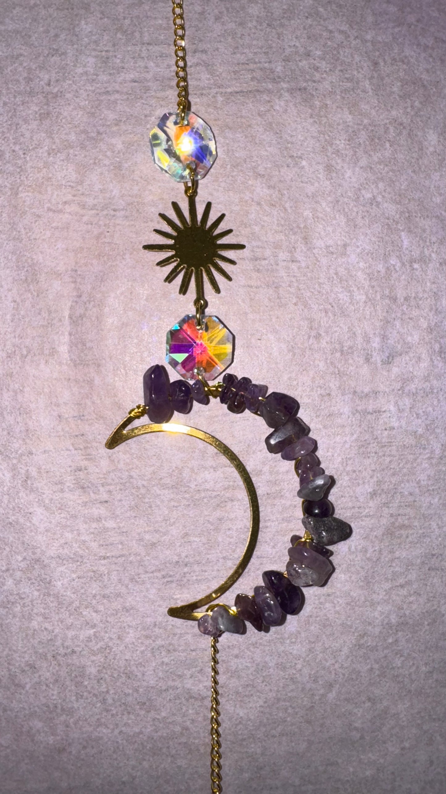 Amethyst Mond Sonnenfänger