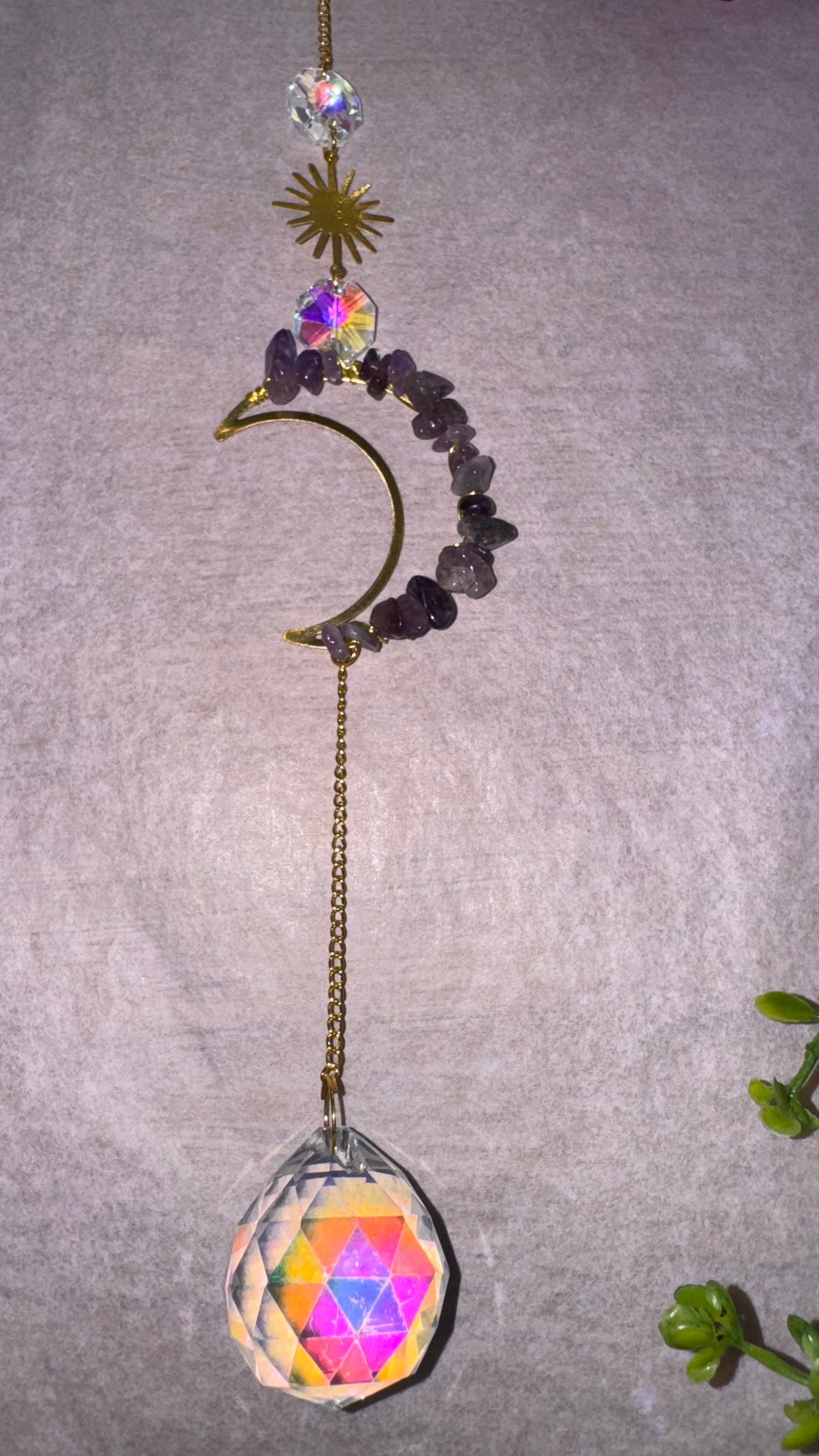 Amethyst Mond Sonnenfänger
