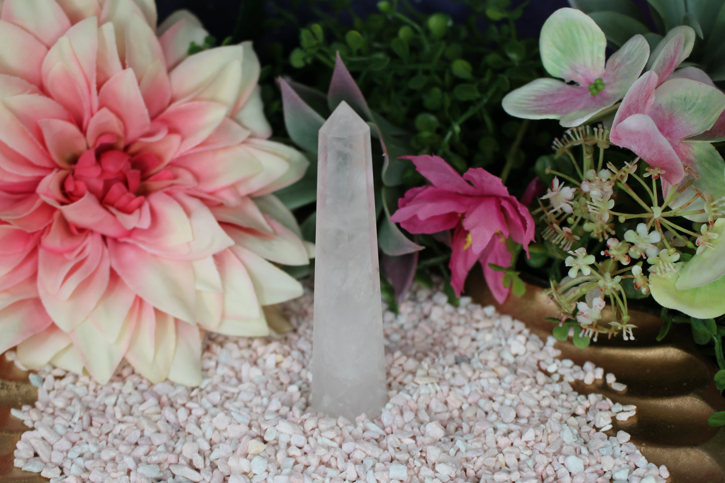 Bergkristall Obelisk