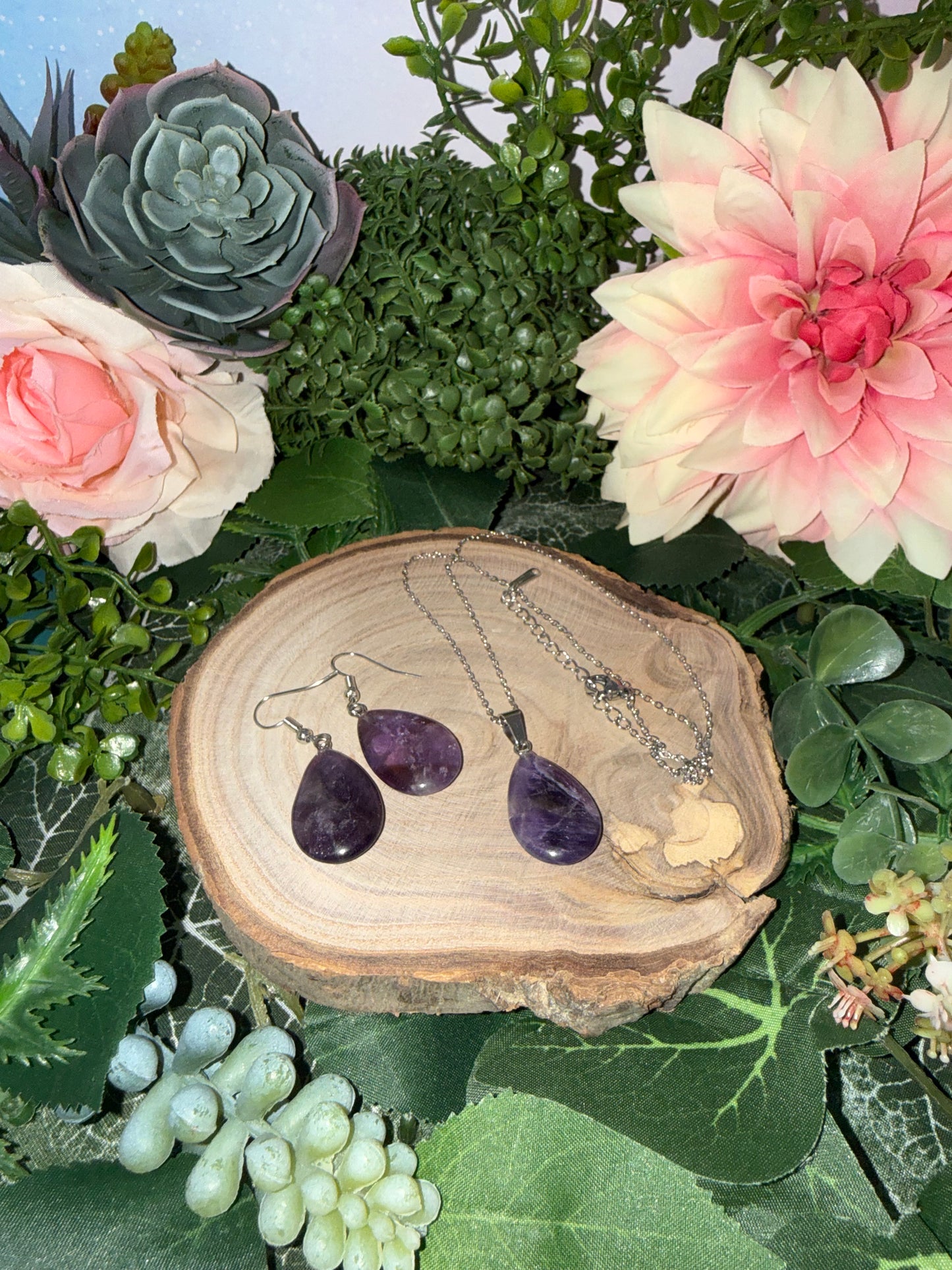 Amethyst Schmuck Set