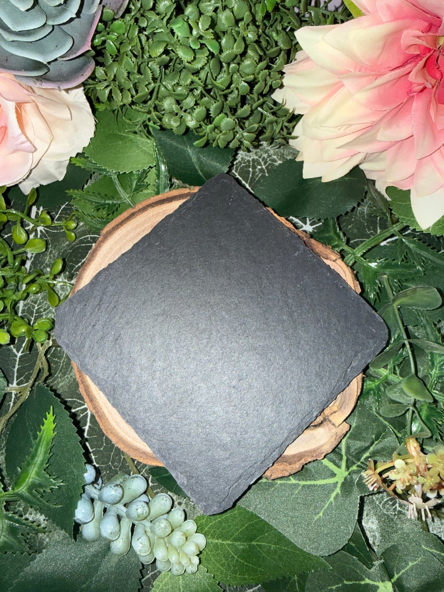 Schieferplatten Untersetzer 4-er Set