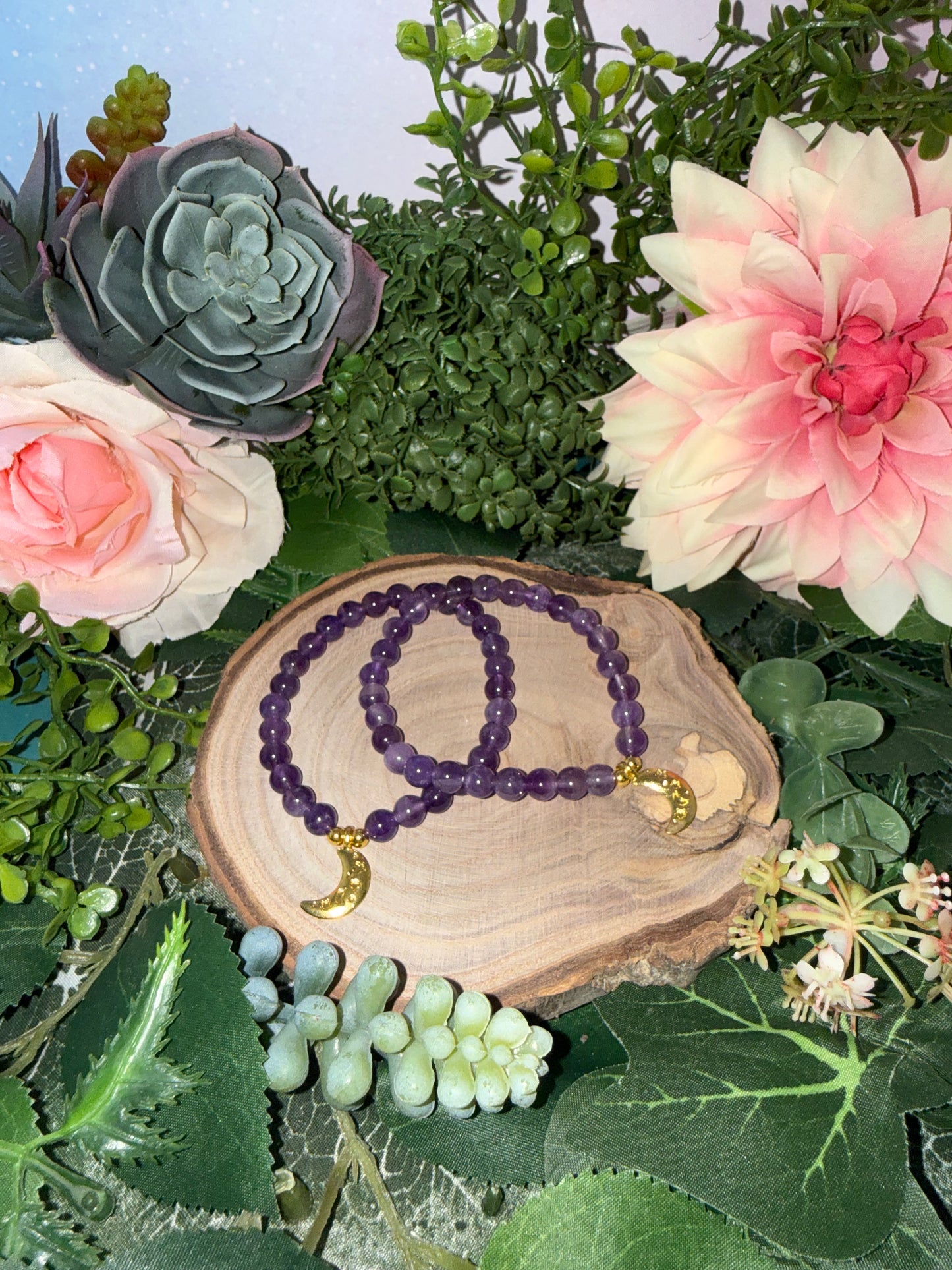 Amethyst Mond Armband