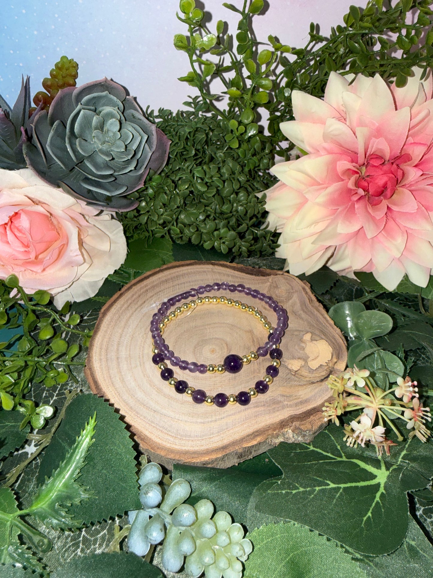 Amethyst Armband Set