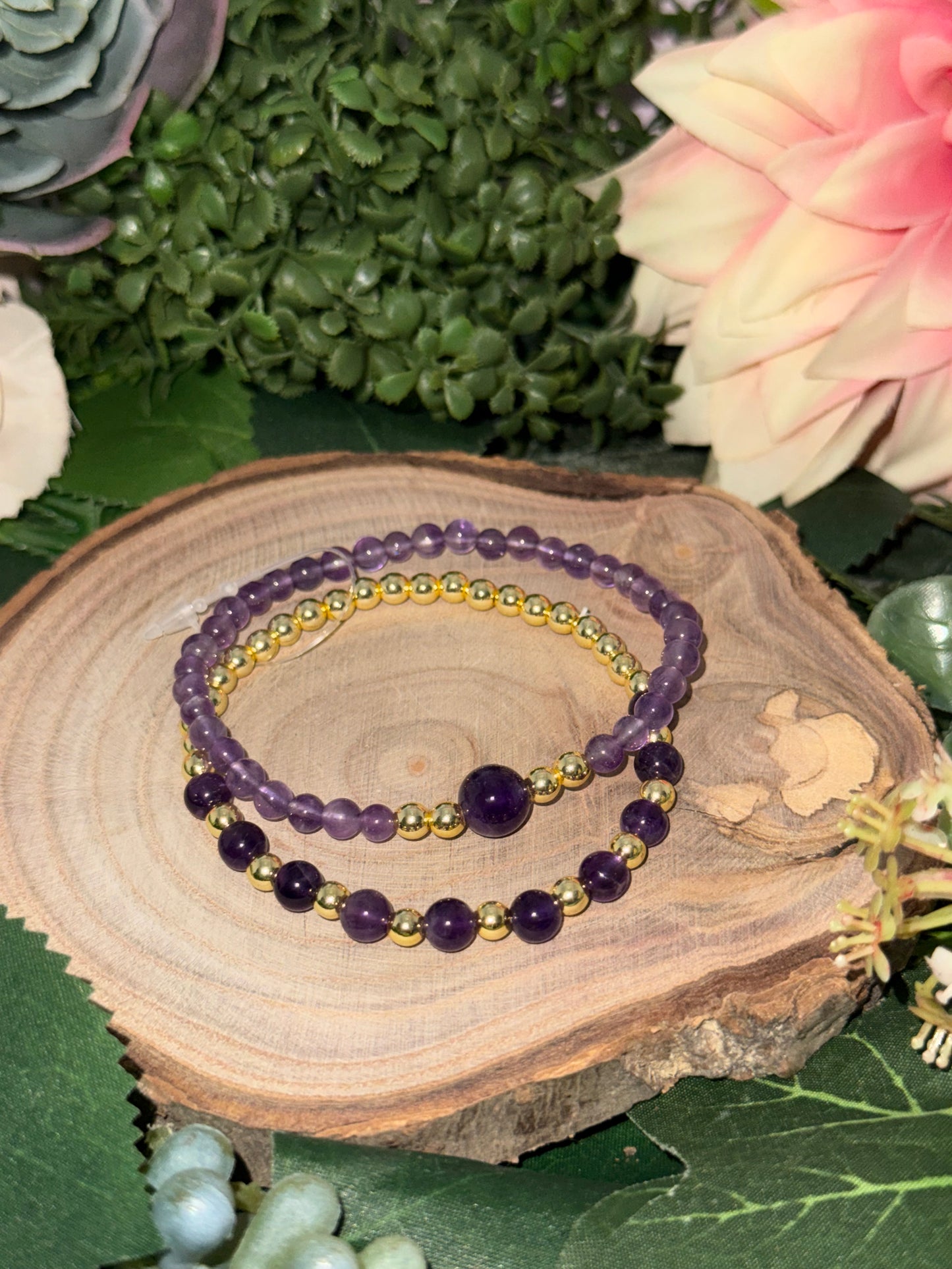 Amethyst Armband Set