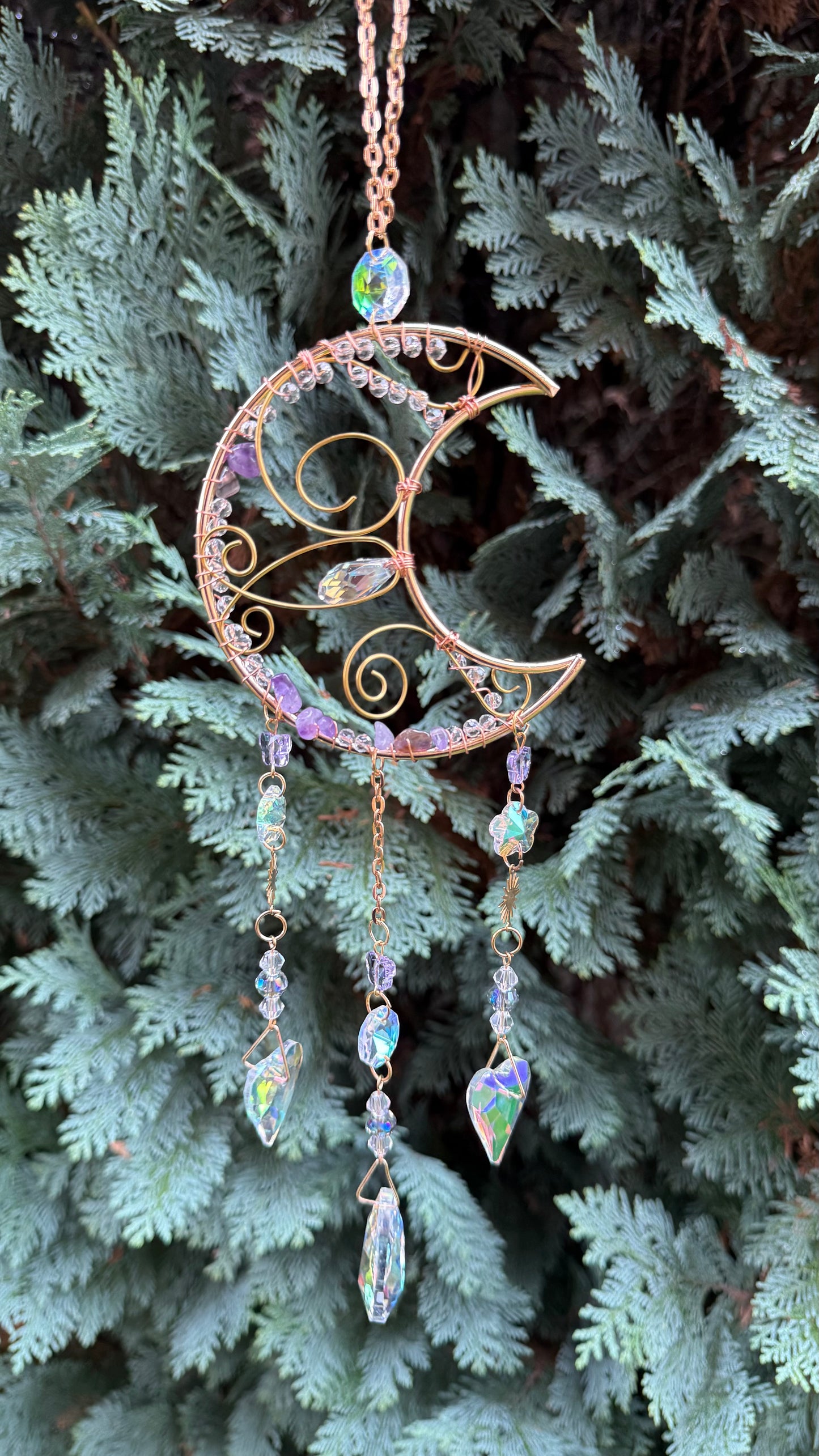 Amethyst Mond Sonnenfänger