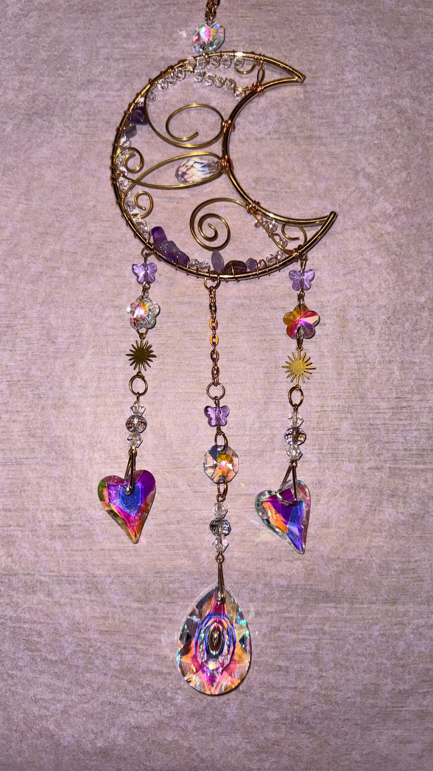 Amethyst Mond Sonnenfänger