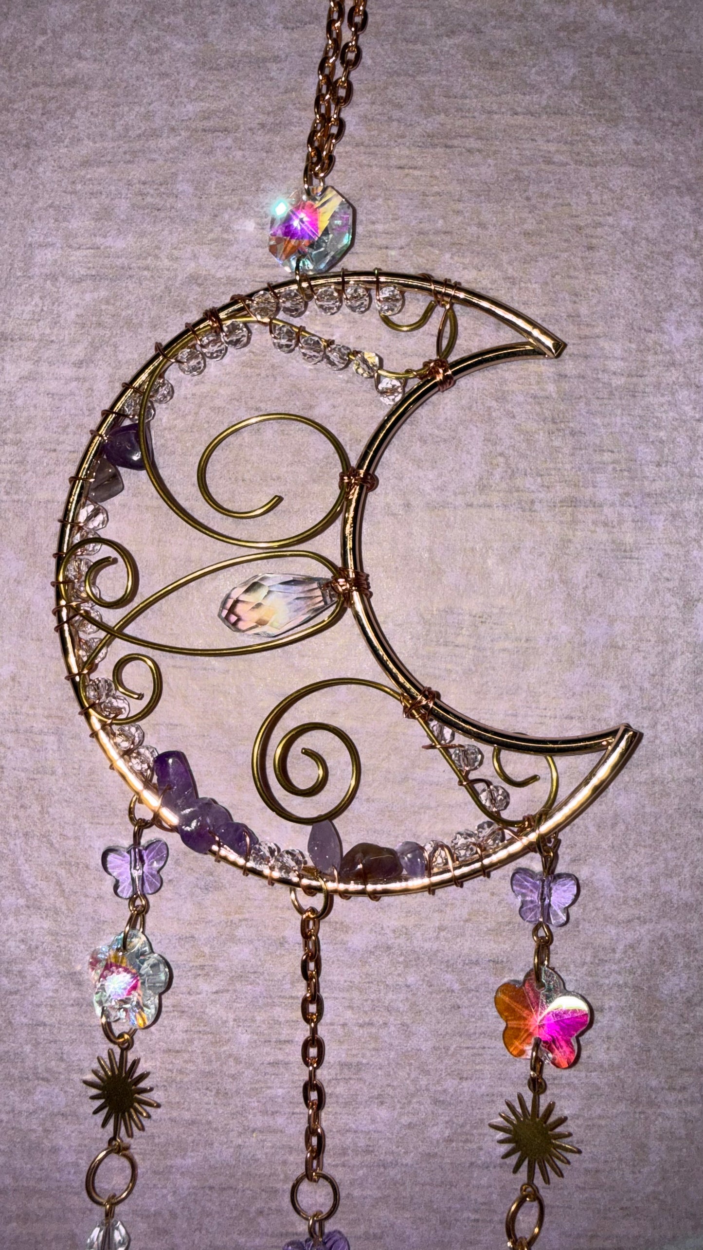 Amethyst Mond Sonnenfänger