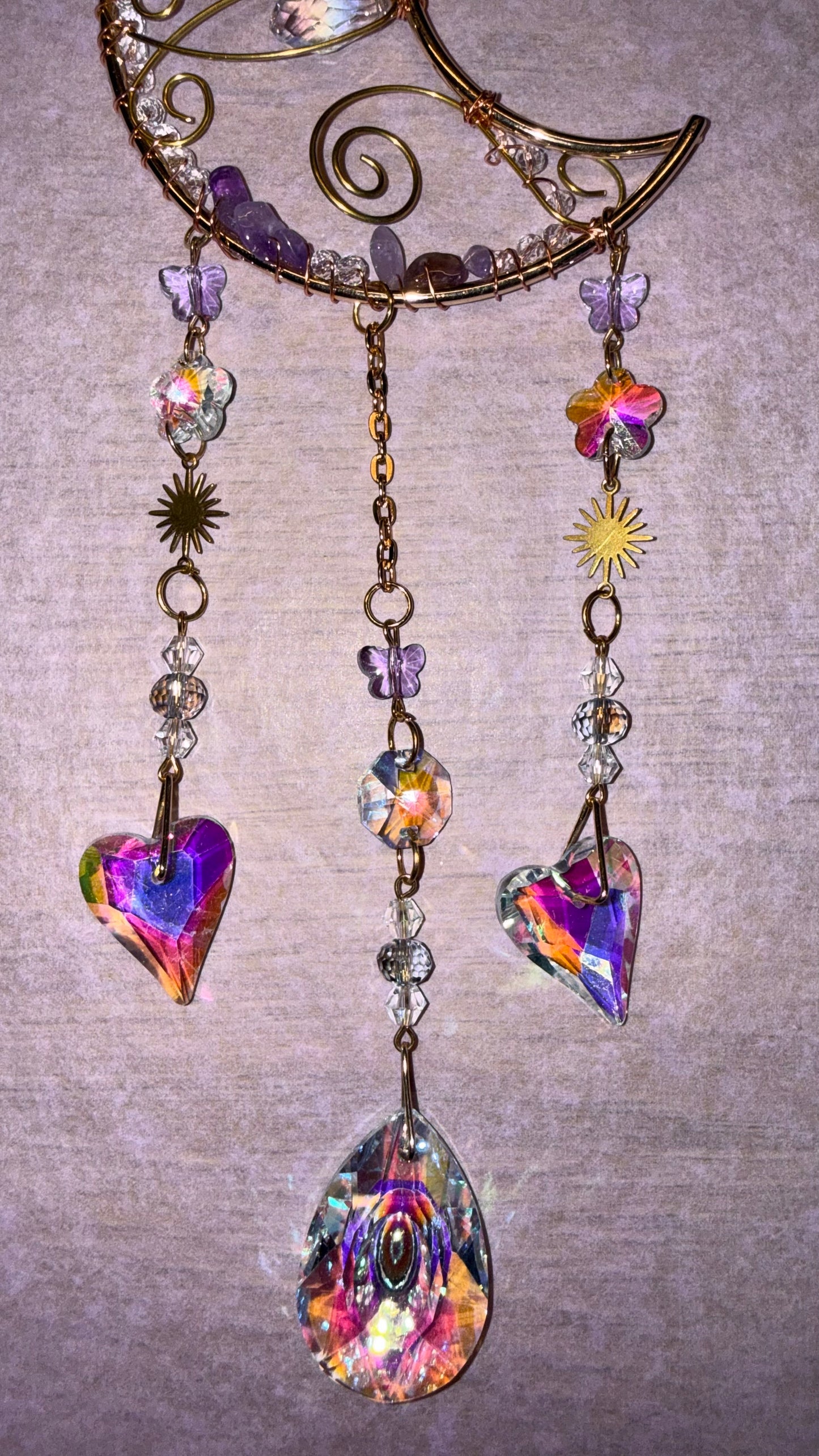 Amethyst Mond Sonnenfänger