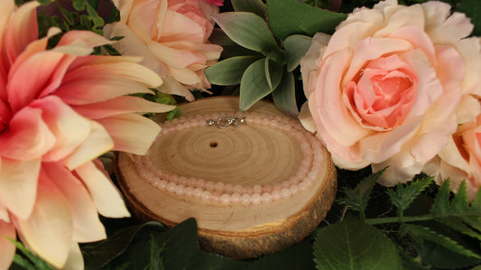 Rosenquarz Kette