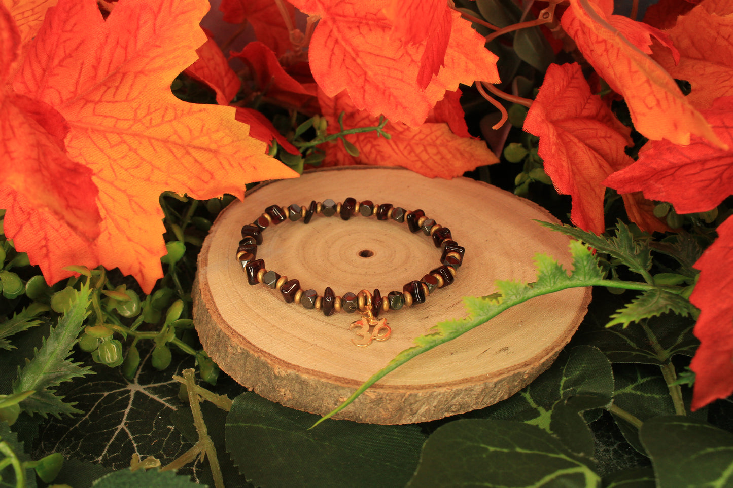 Hämatit Granat Armband (klein)