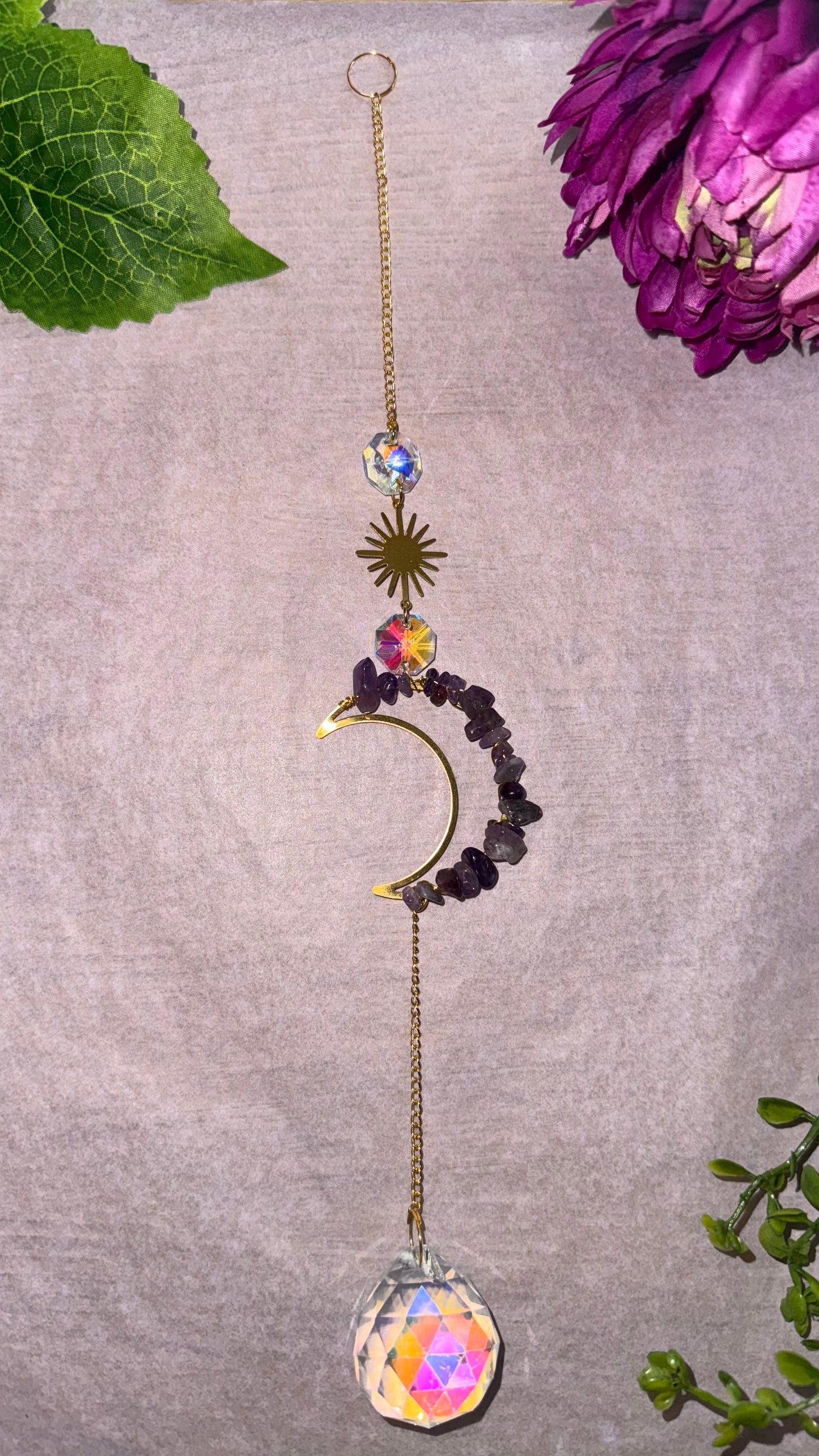 Amethyst Mond Sonnenfänger