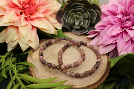 Erdbeerquarz Armband